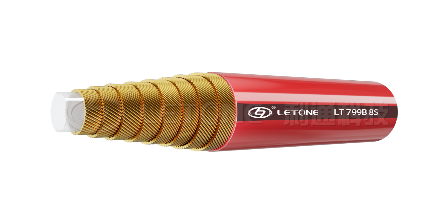 Ultra high pressure resin hose